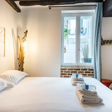 Chic Avec Patio - 2br 6p - Le Marais Apartamento París