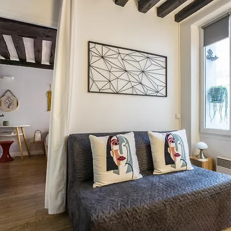 Chic Avec Patio - 2br 6p - Le Marais Paříž